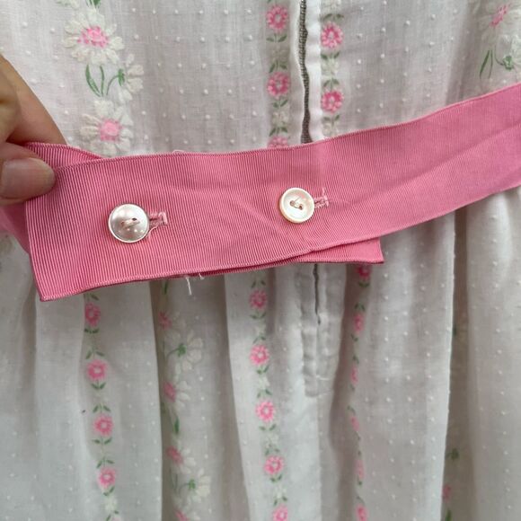 Vintage 60’s Girls Prairie Sheer Babydoll Maxi Dress - Picture 6 of 7